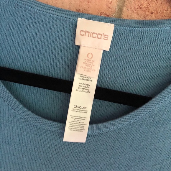 Blue Chico’s sweater - Picture 2 of 4